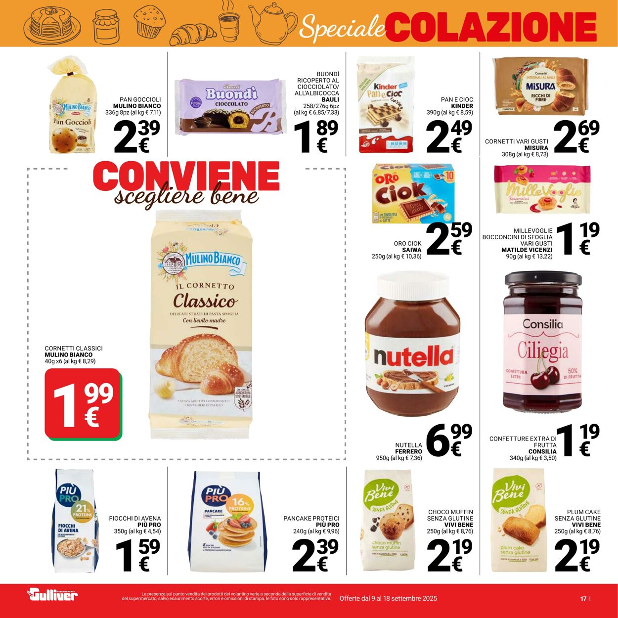 Volantino Gulliver 09.09.2025 - 18.09.2025
