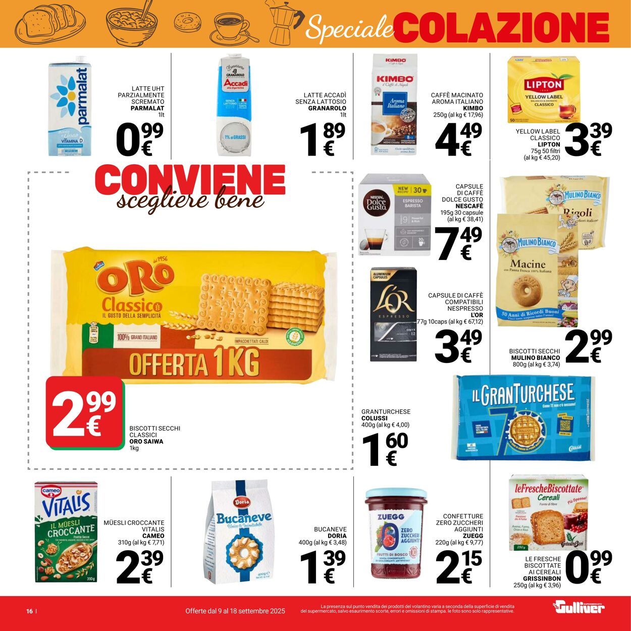 Volantino Gulliver 09.09.2025 - 18.09.2025