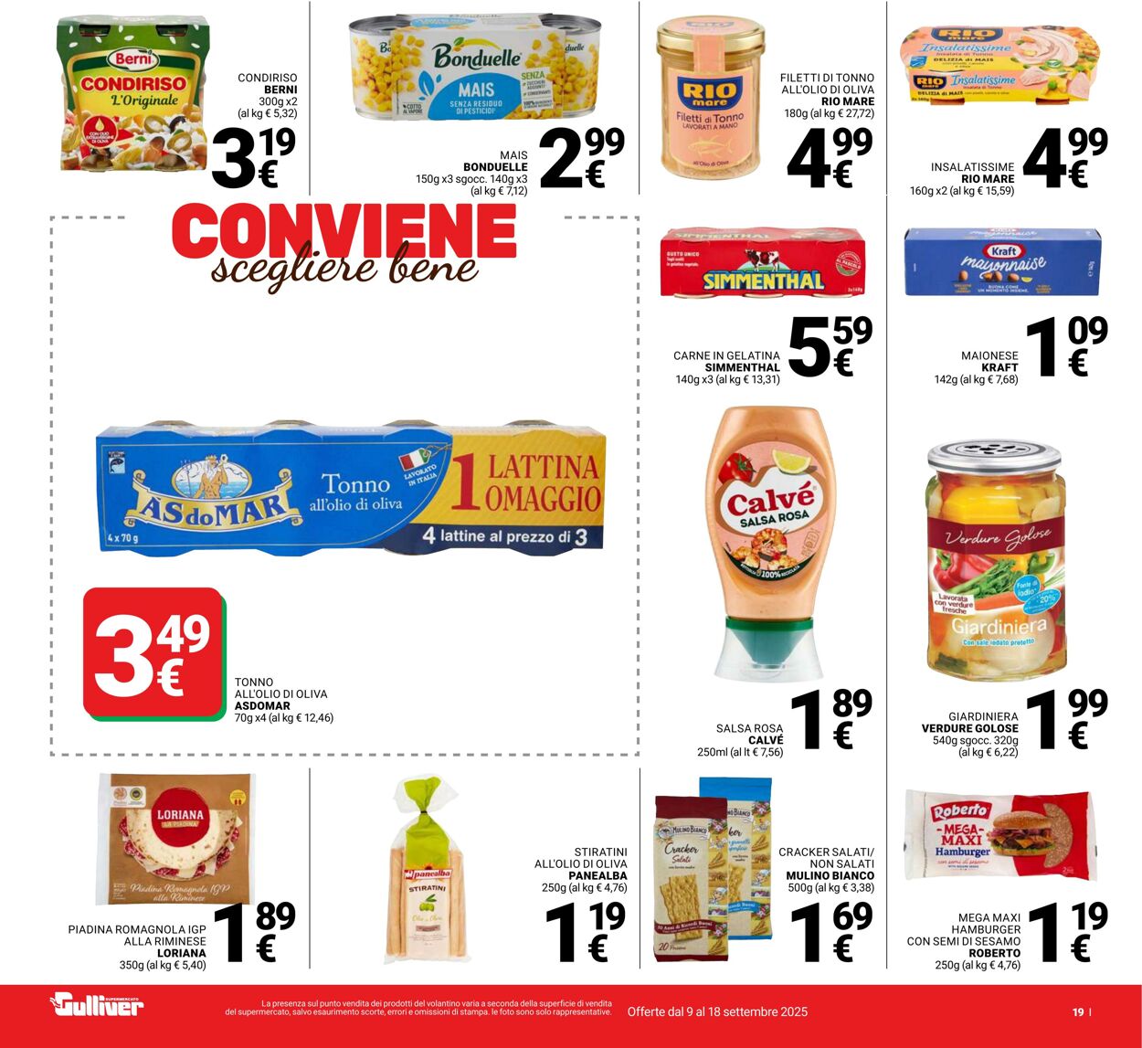 Volantino Gulliver 09.09.2025 - 18.09.2025