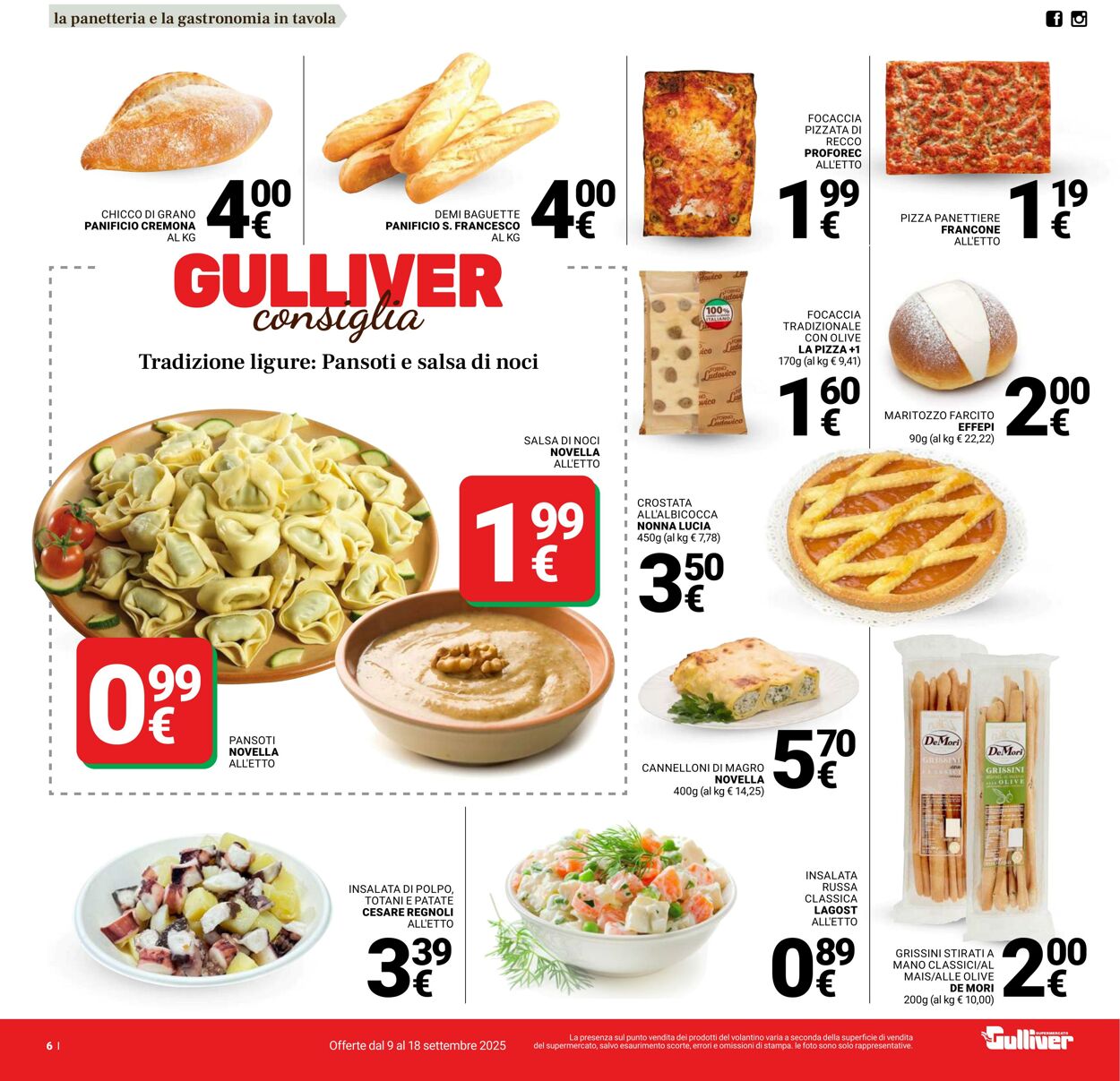 Volantino Gulliver 09.09.2025 - 18.09.2025