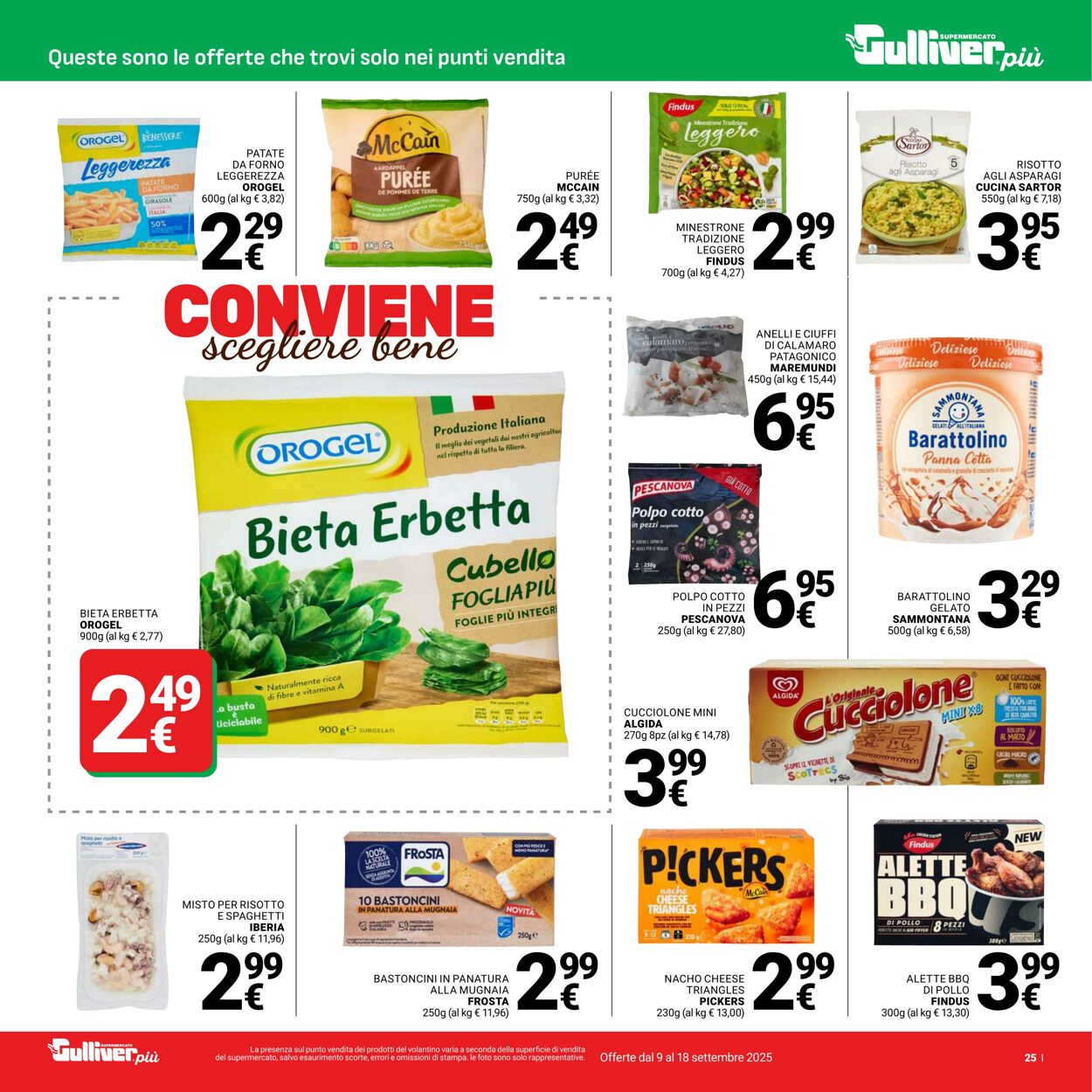 Volantino Gulliver 09.09.2025 - 18.09.2025