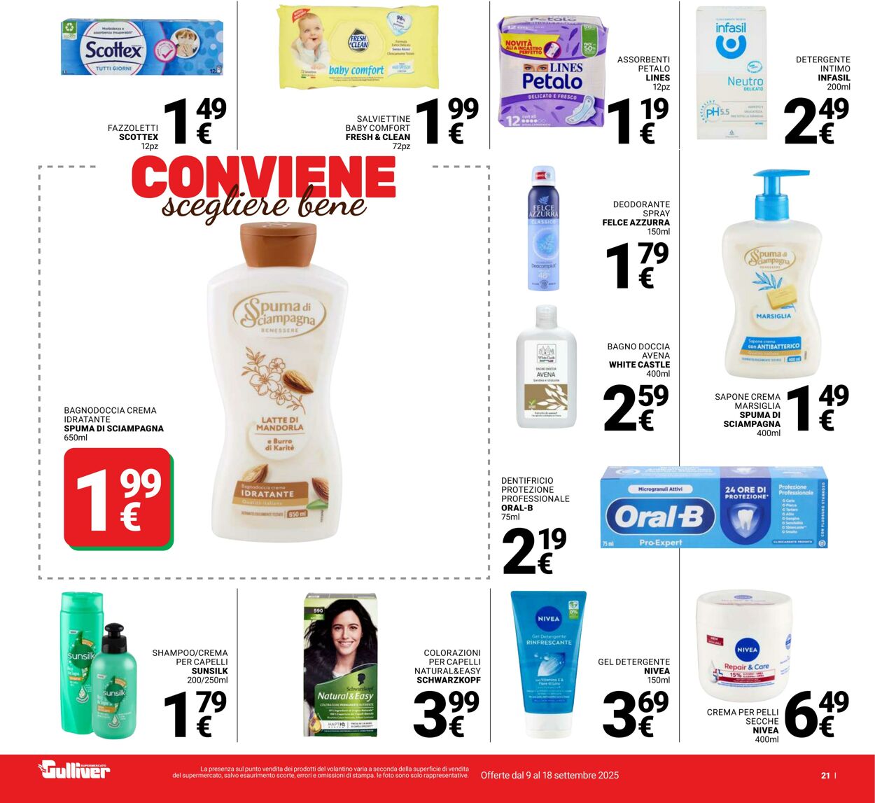 Volantino Gulliver 09.09.2025 - 18.09.2025