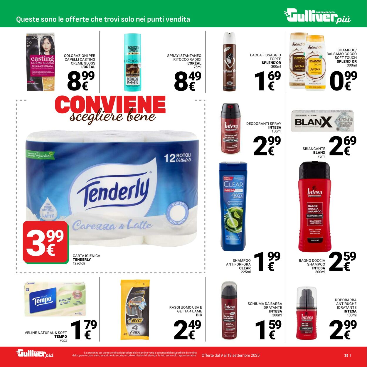 Volantino Gulliver 09.09.2025 - 18.09.2025