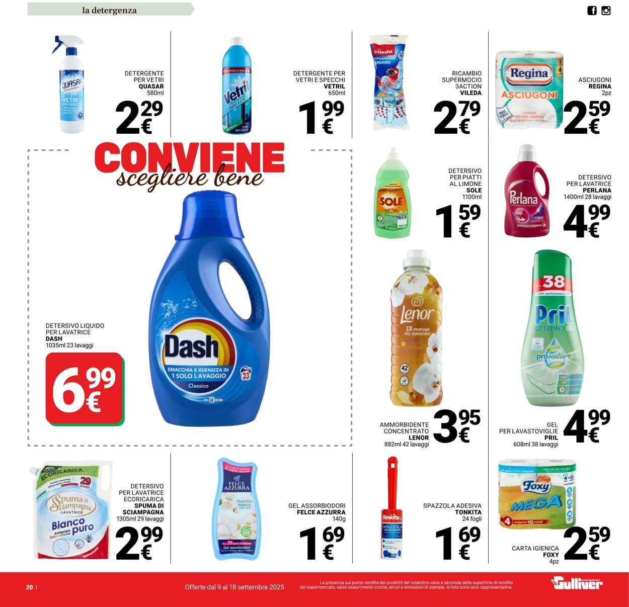 Volantino Gulliver 09.09.2025 - 18.09.2025