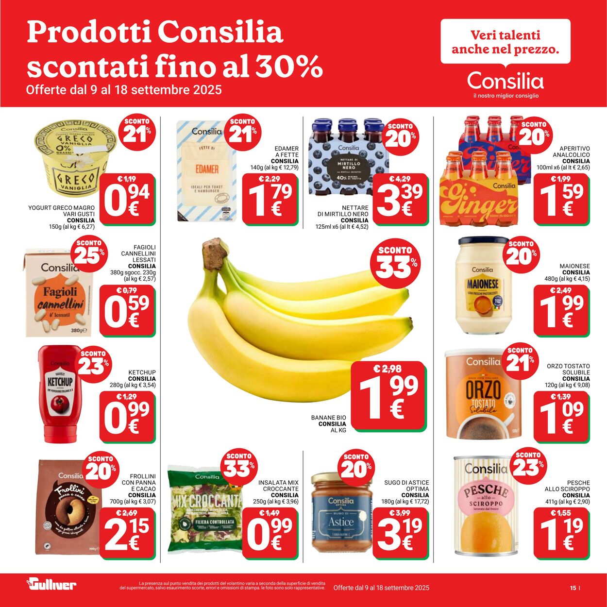 Volantino Gulliver 09.09.2025 - 18.09.2025