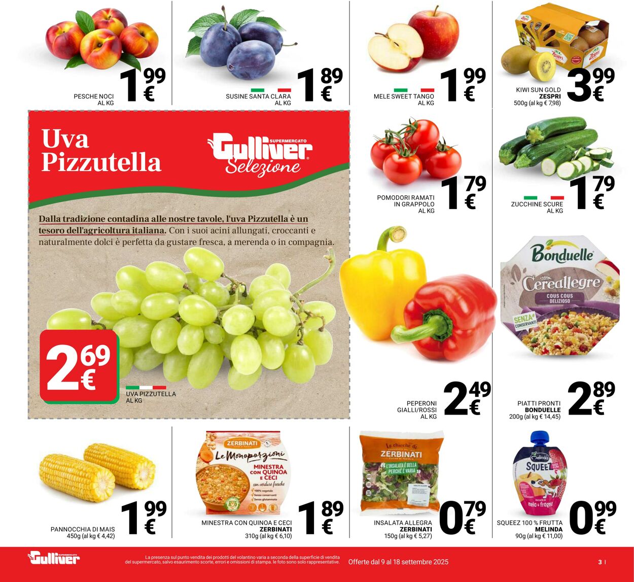 Volantino Gulliver 09.09.2025 - 18.09.2025