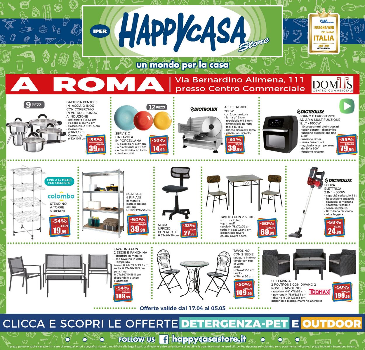 Volantino Happy Casa - happy casa 17 apr, 2024 - 5 mag, 2024