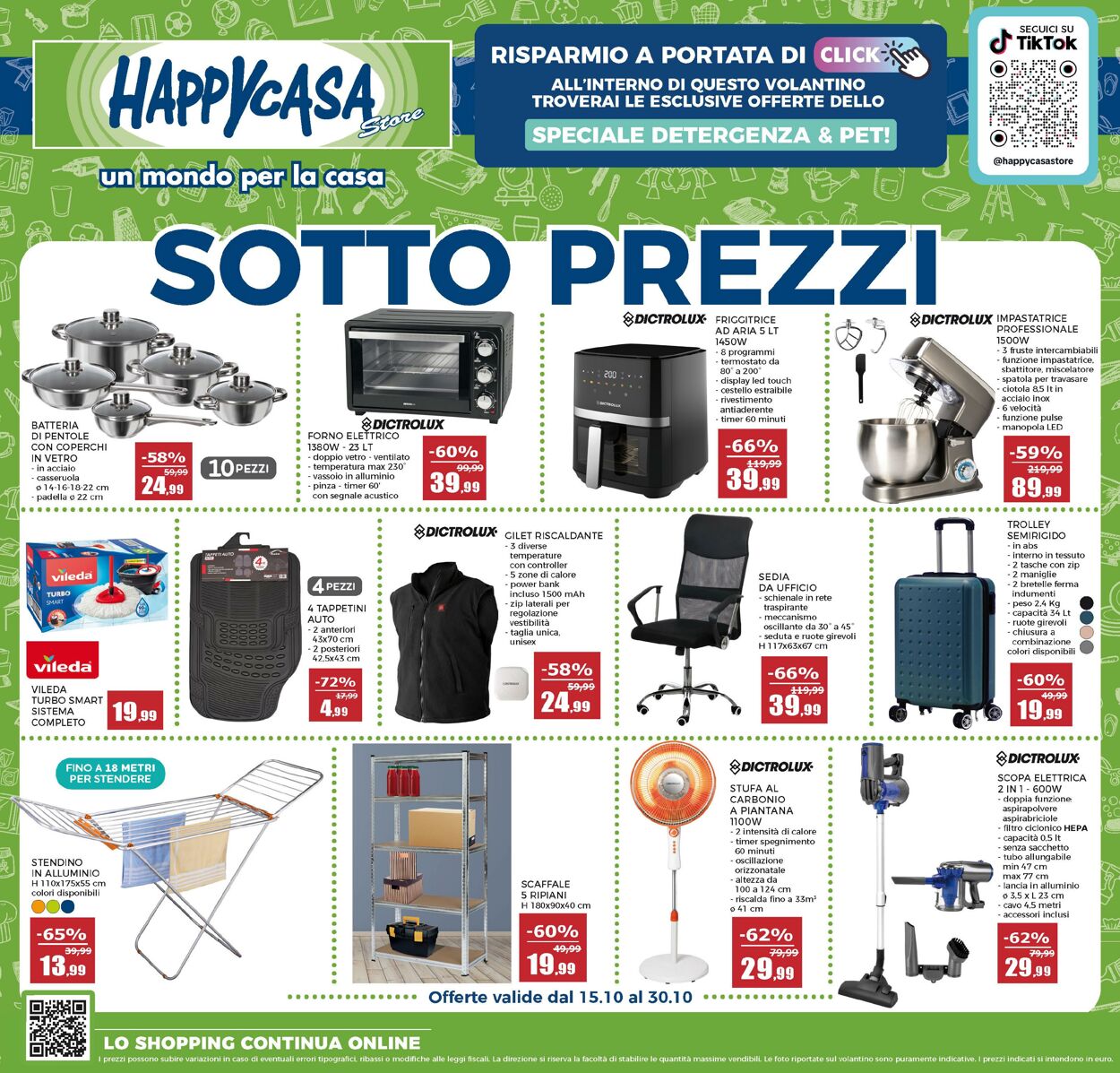Volantino Happy Casa 15.10.2025 - 30.10.2025