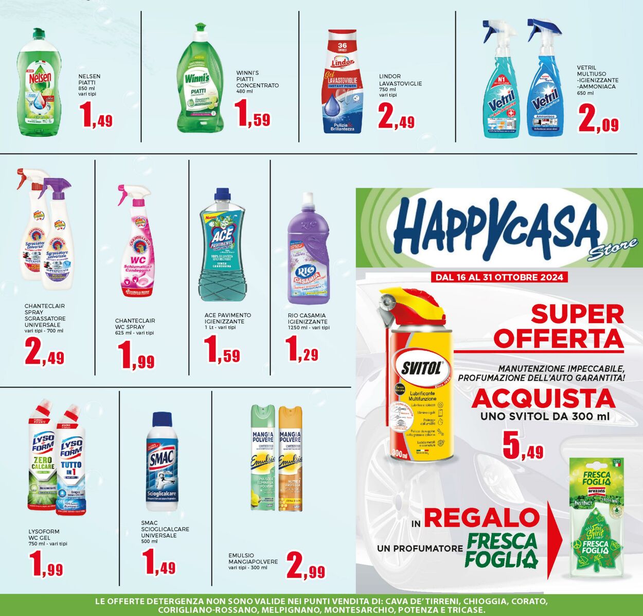 Volantino Happy Casa 23.10.2024 - 31.10.2024