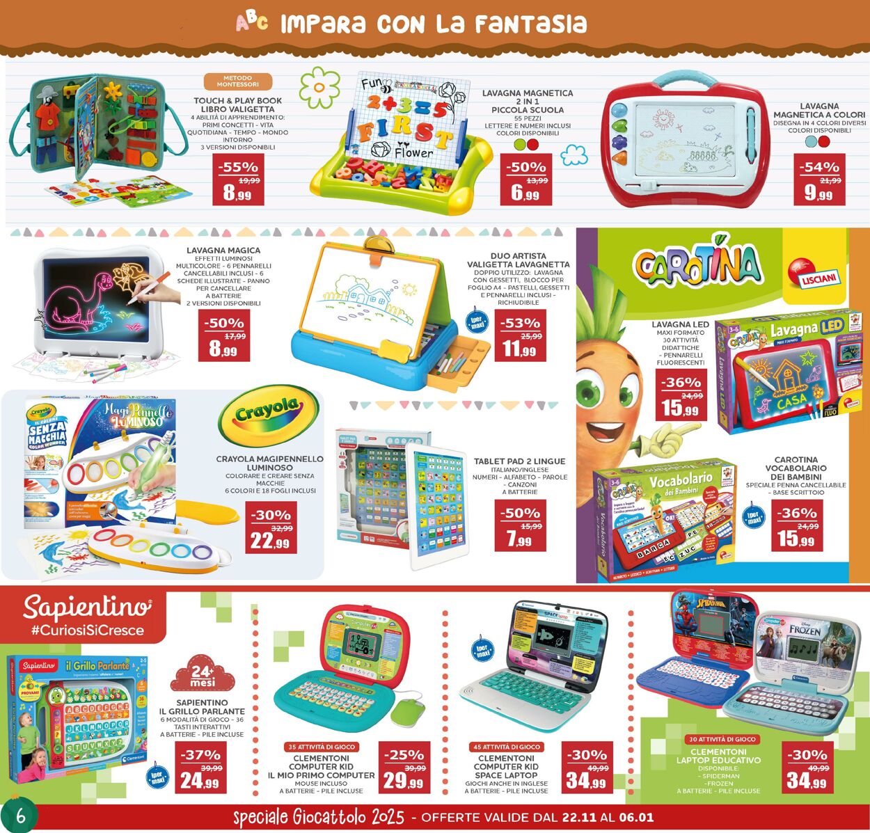 Volantino Happy Casa 22.11.2025 - 06.01.2026