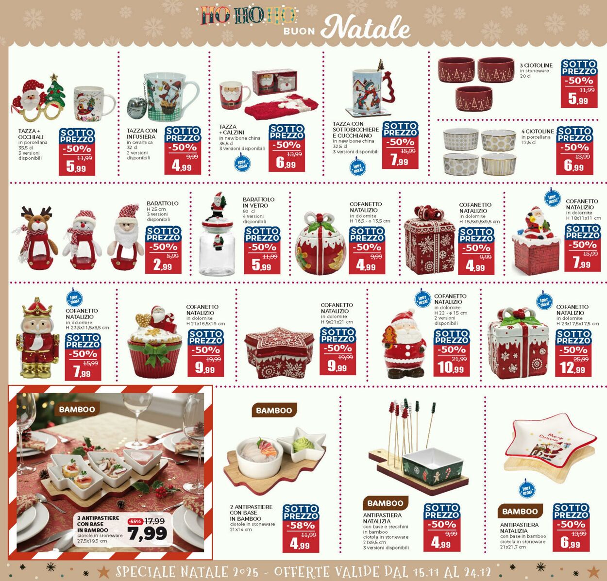 Volantino Happy Casa 15.11.2025 - 24.12.2025