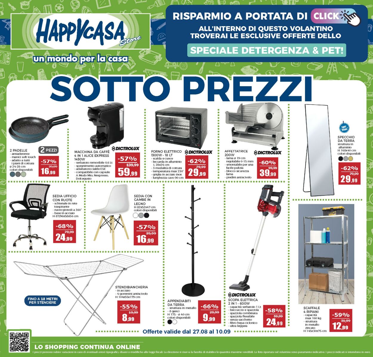 Volantino Happy Casa 27.08.2025 - 10.09.2025