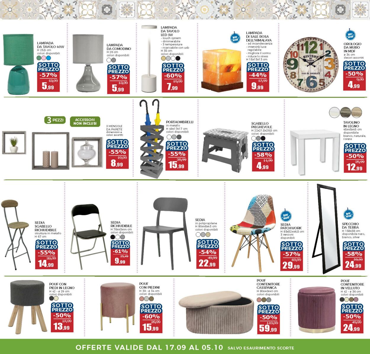 Volantino Happy Casa 17.09.2025 - 05.10.2025