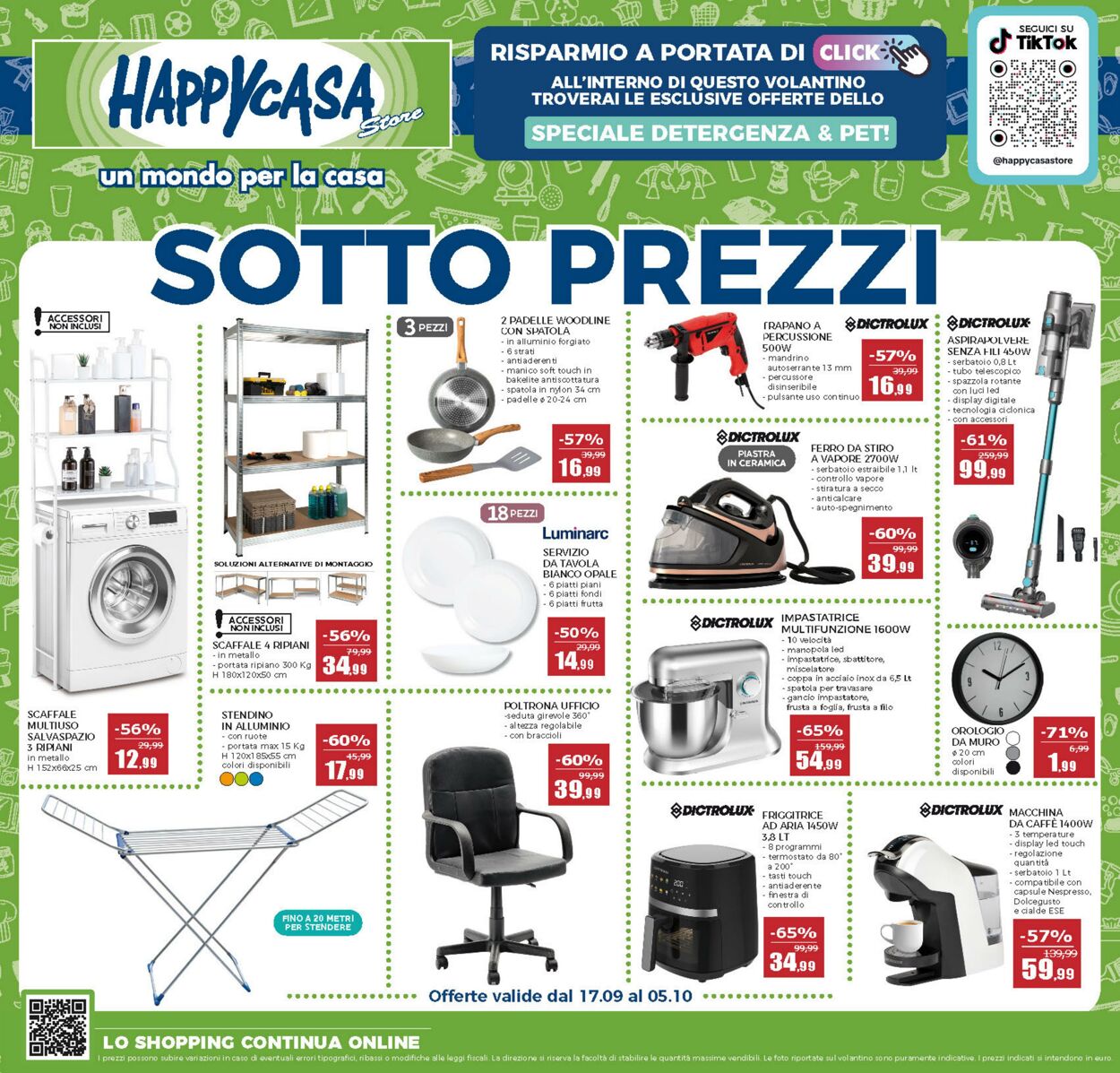 Volantino Happy Casa 17.09.2025 - 05.10.2025