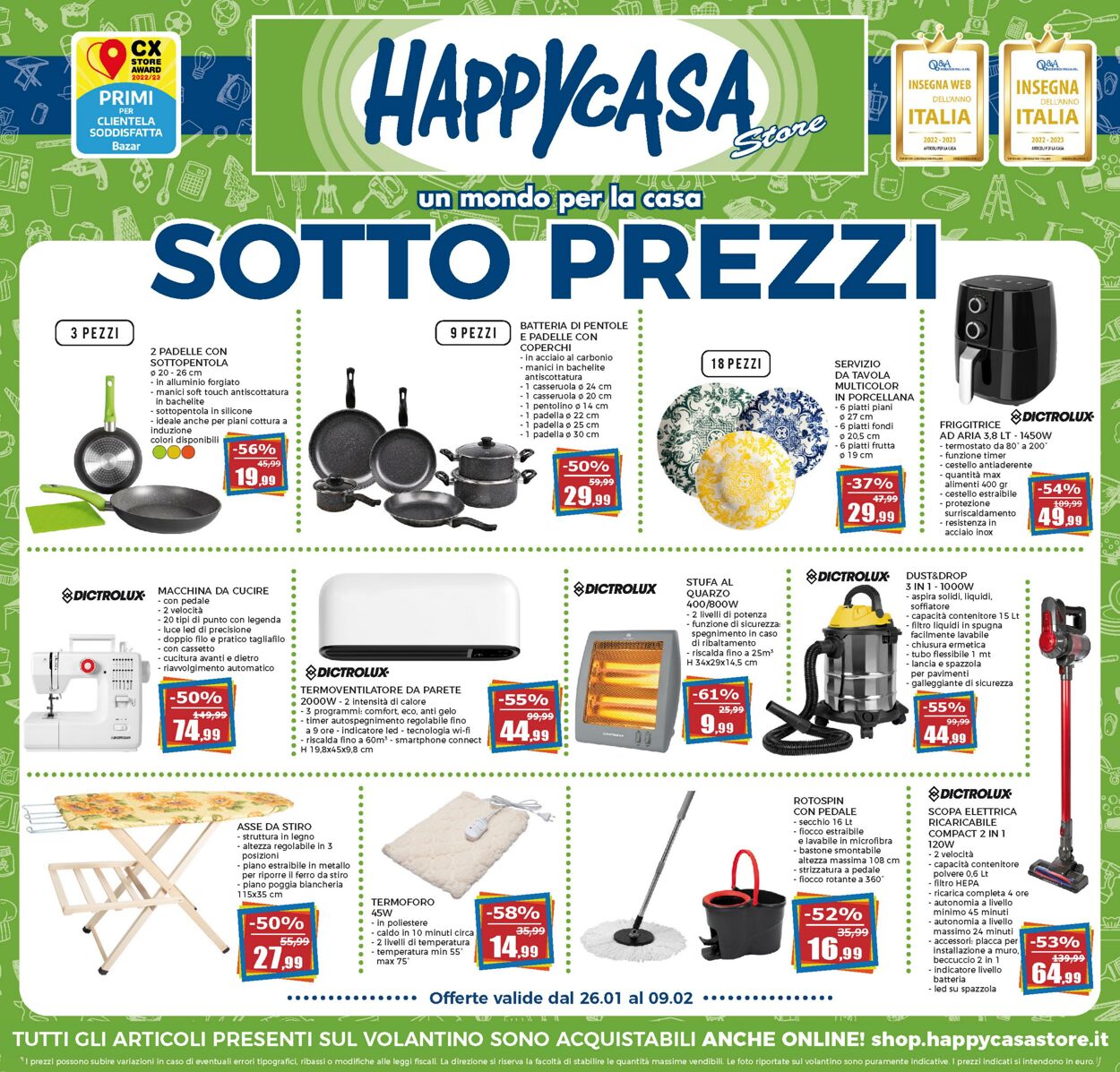 Volantino Happy Casa 26.01.2023 - 09.02.2023
