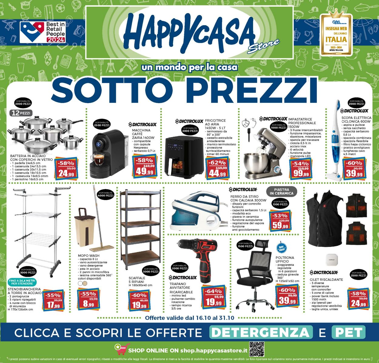 Volantino Happy Casa 14.10.2024 - 20.10.2024