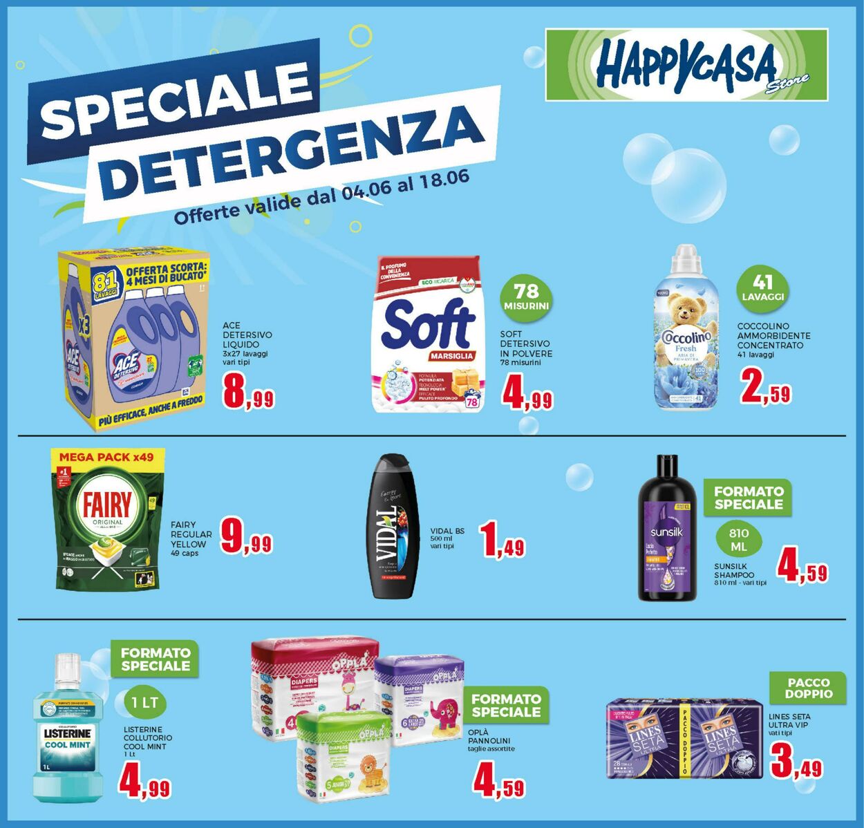 Volantino Happy Casa 04.06.2025 - 18.06.2025