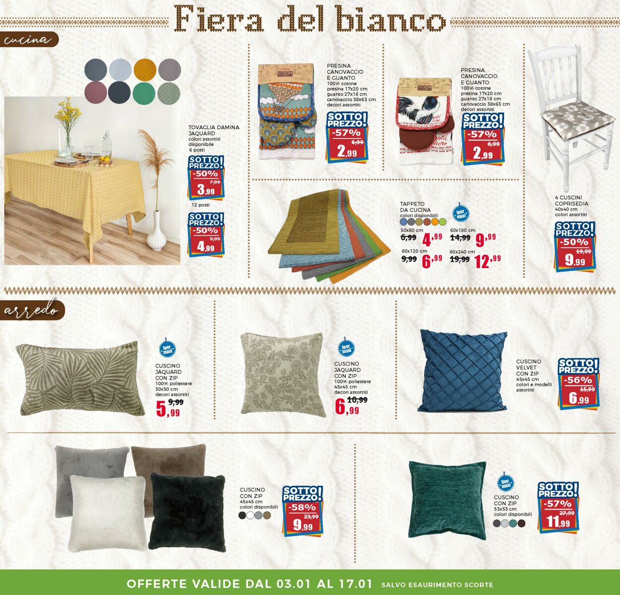 Volantino Happy Casa 03.01.2025 - 17.01.2025