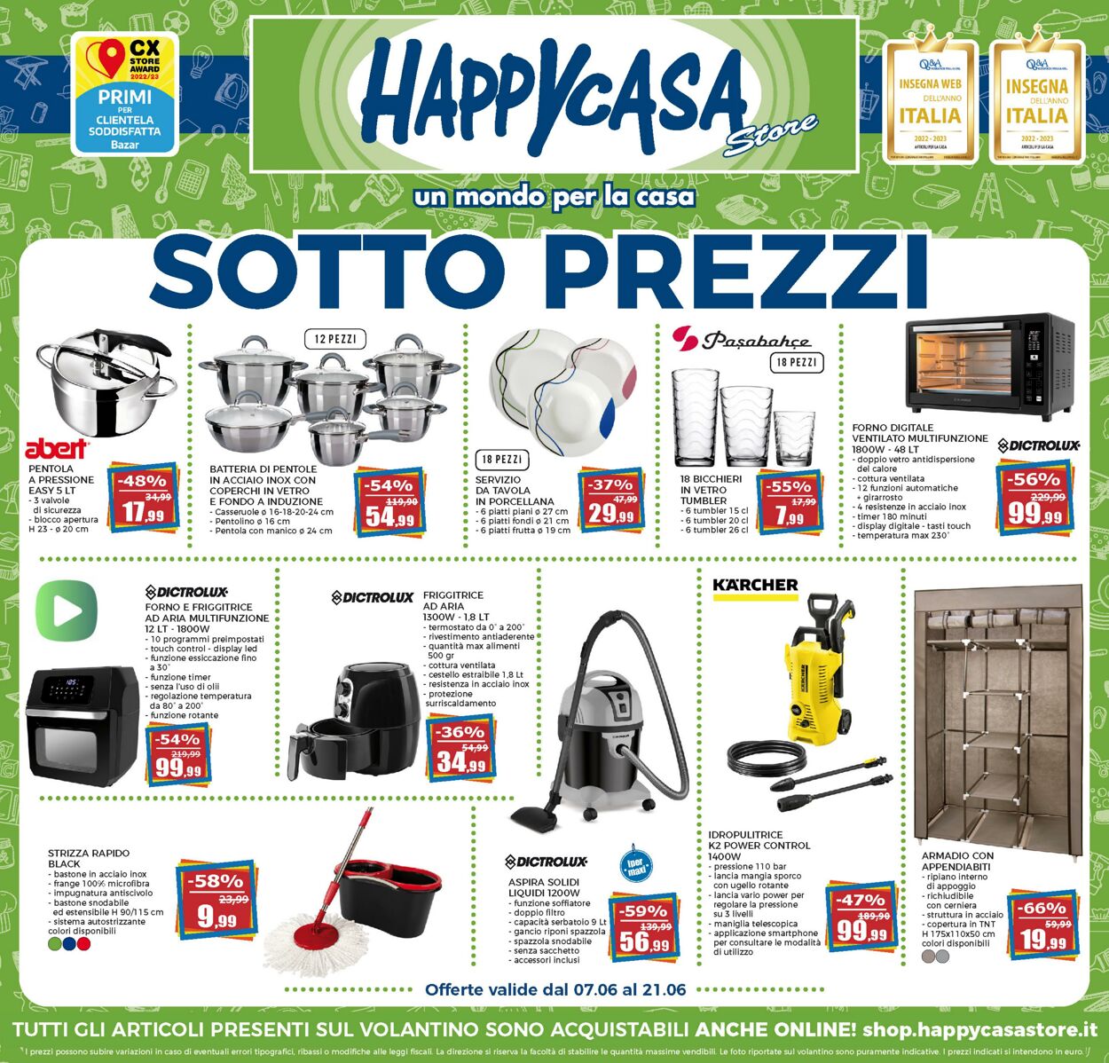 Volantino Happy Casa 07.06.2023 - 26.06.2023