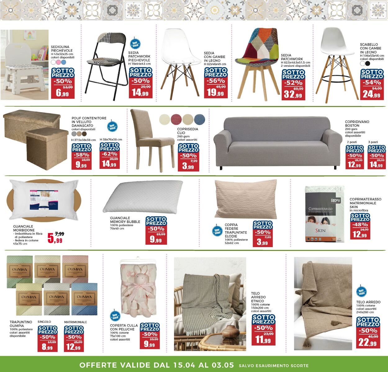 Volantino Happy Casa 13.04.2026 - 21.04.2026