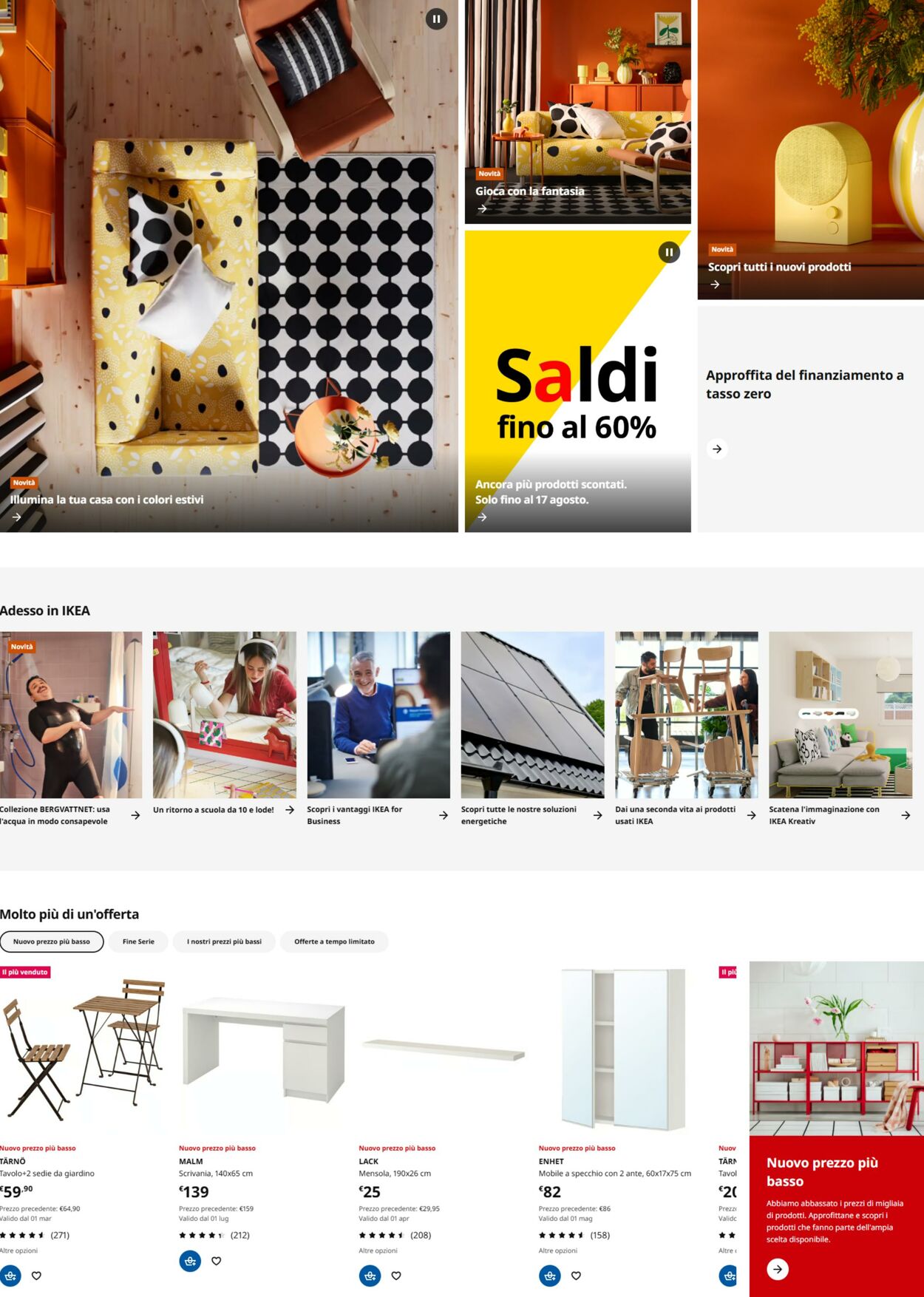 Volantino IKEA 07.08.2025 - 17.08.2025