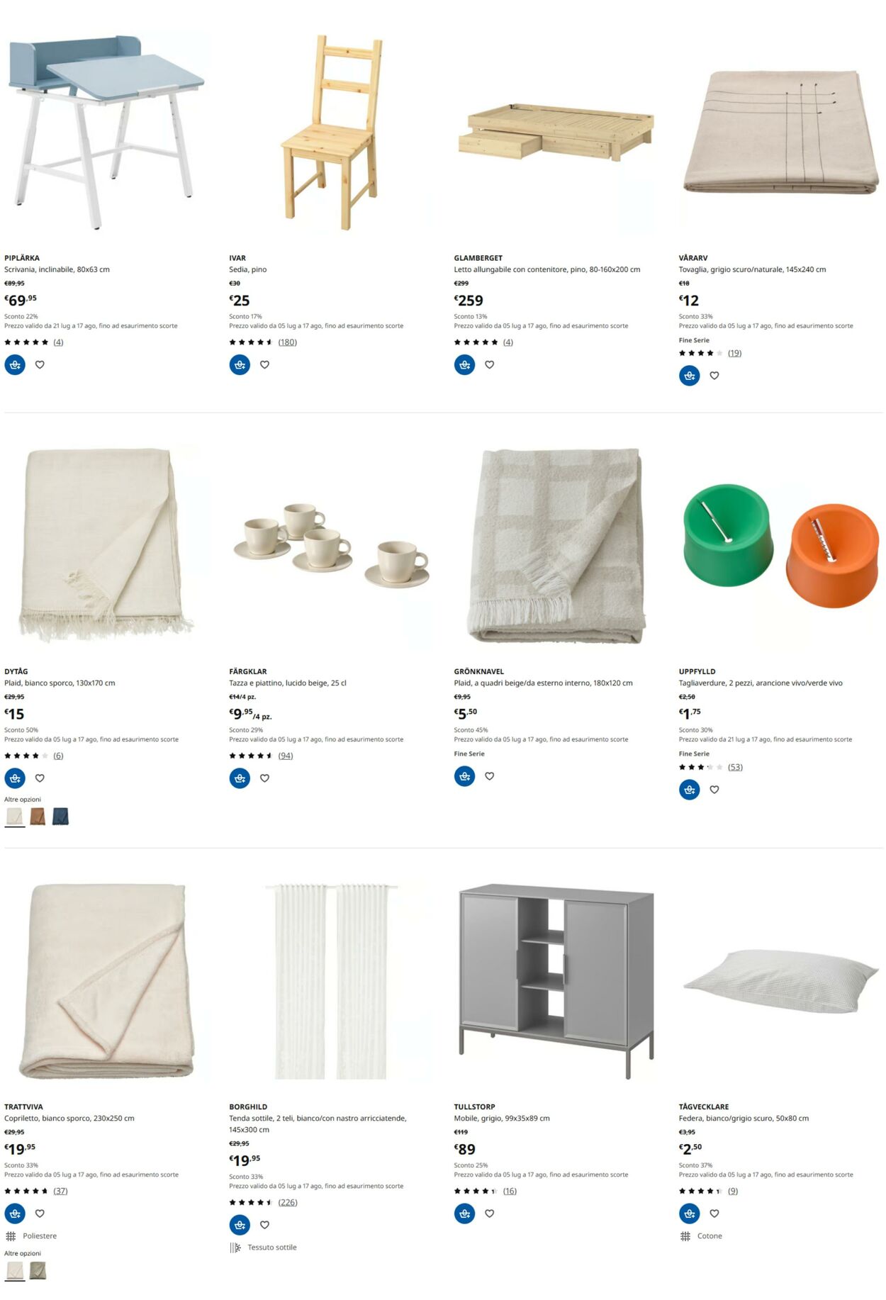 Volantino IKEA 07.08.2025 - 17.08.2025