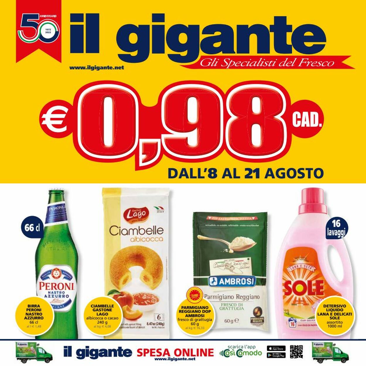 Volantino Il gigante 08.08.2022 - 21.08.2022