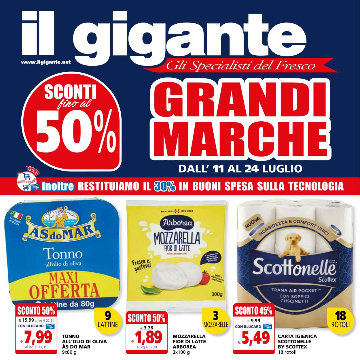 Volantino Il gigante 11.07.2024 - 18.07.2024