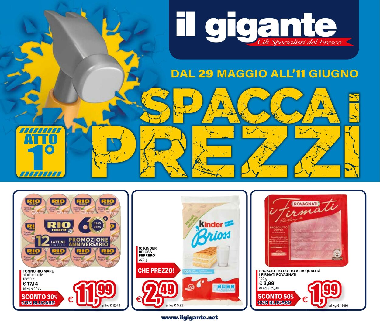 Volantino Il gigante 29.05.2025 - 11.06.2025