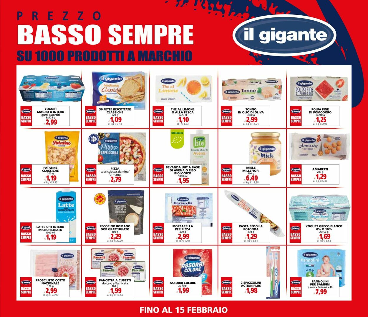 Volantino Il gigante 15.01.2025 - 15.02.2025