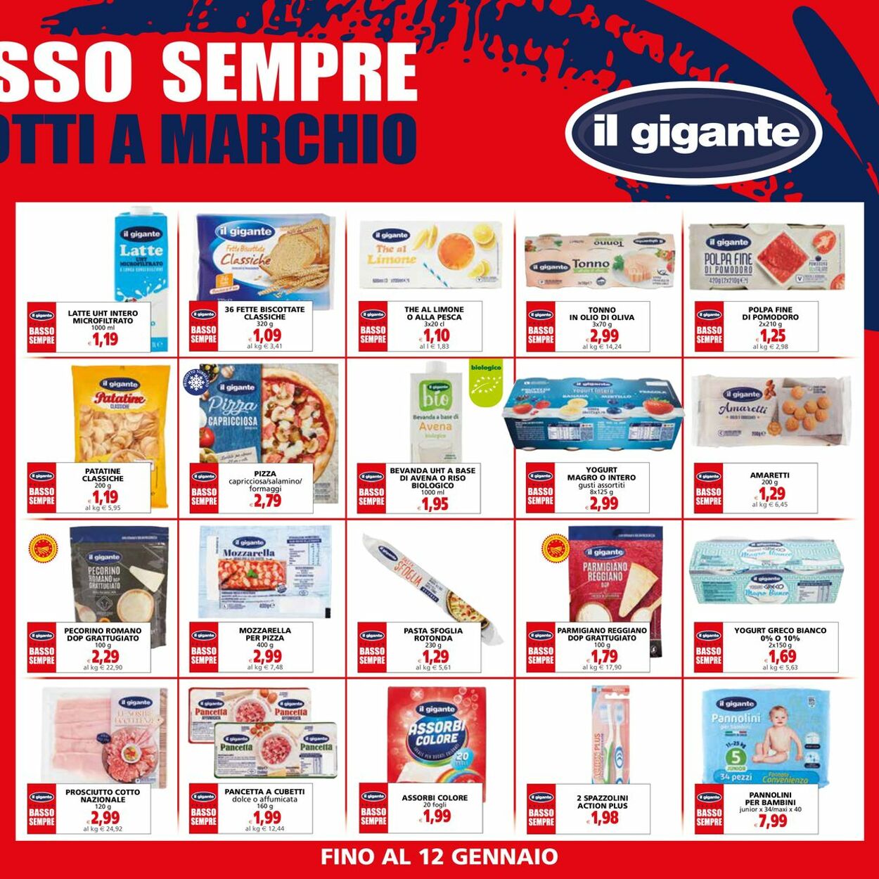 Volantino Il gigante 02.01.2025 - 12.01.2025