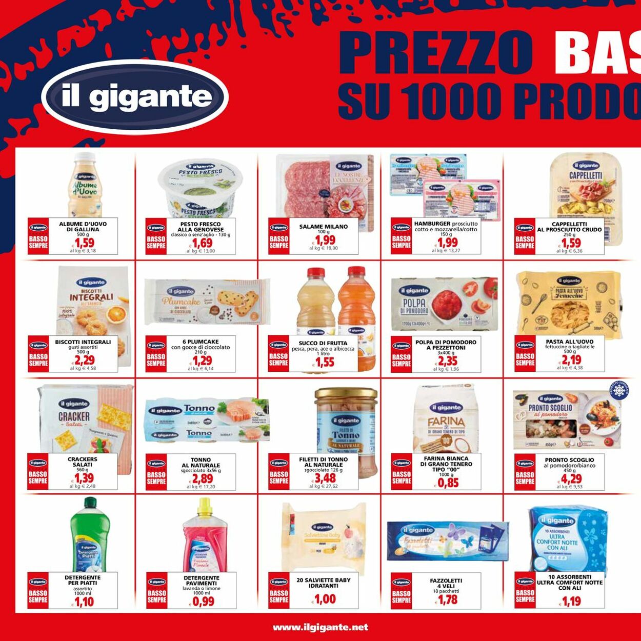 Volantino Il gigante 02.01.2025 - 12.01.2025