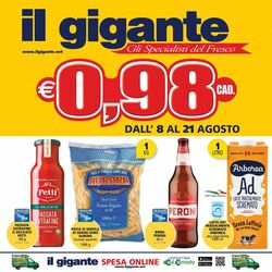 Volantino Il gigante 11.07.2024 - 21.07.2024