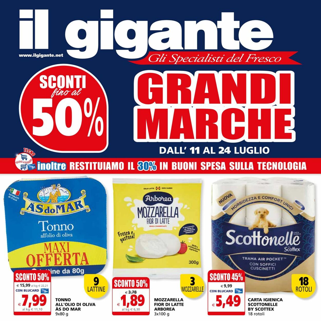 Volantino Il gigante 11.07.2024 - 24.07.2024