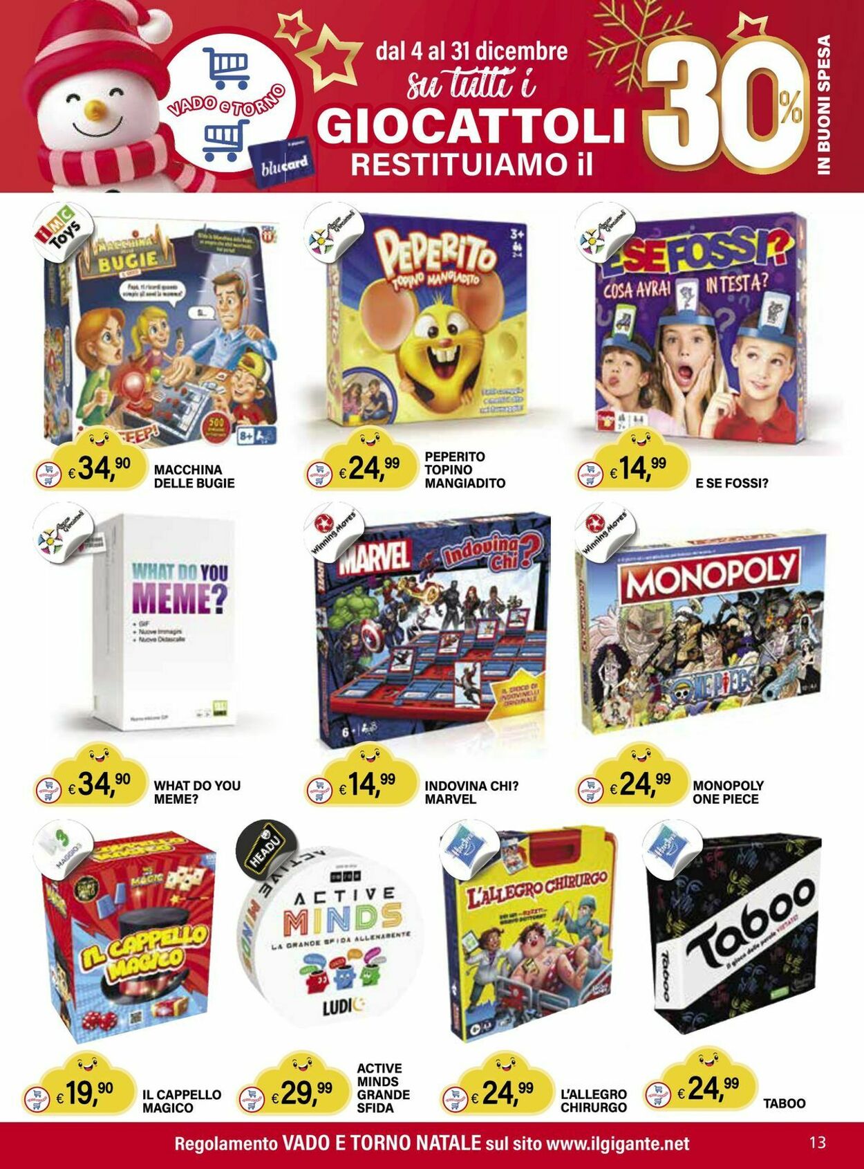 Volantino Il gigante 04.12.2025 - 31.12.2025