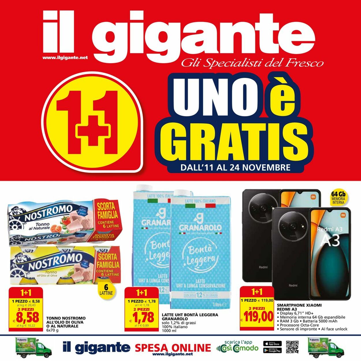 Volantino Il gigante 11.11.2024 - 24.11.2024