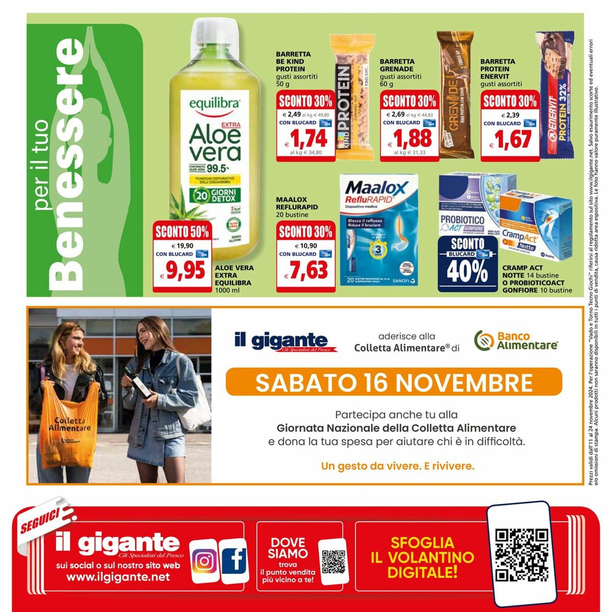 Volantino Il gigante 11.11.2024 - 24.11.2024