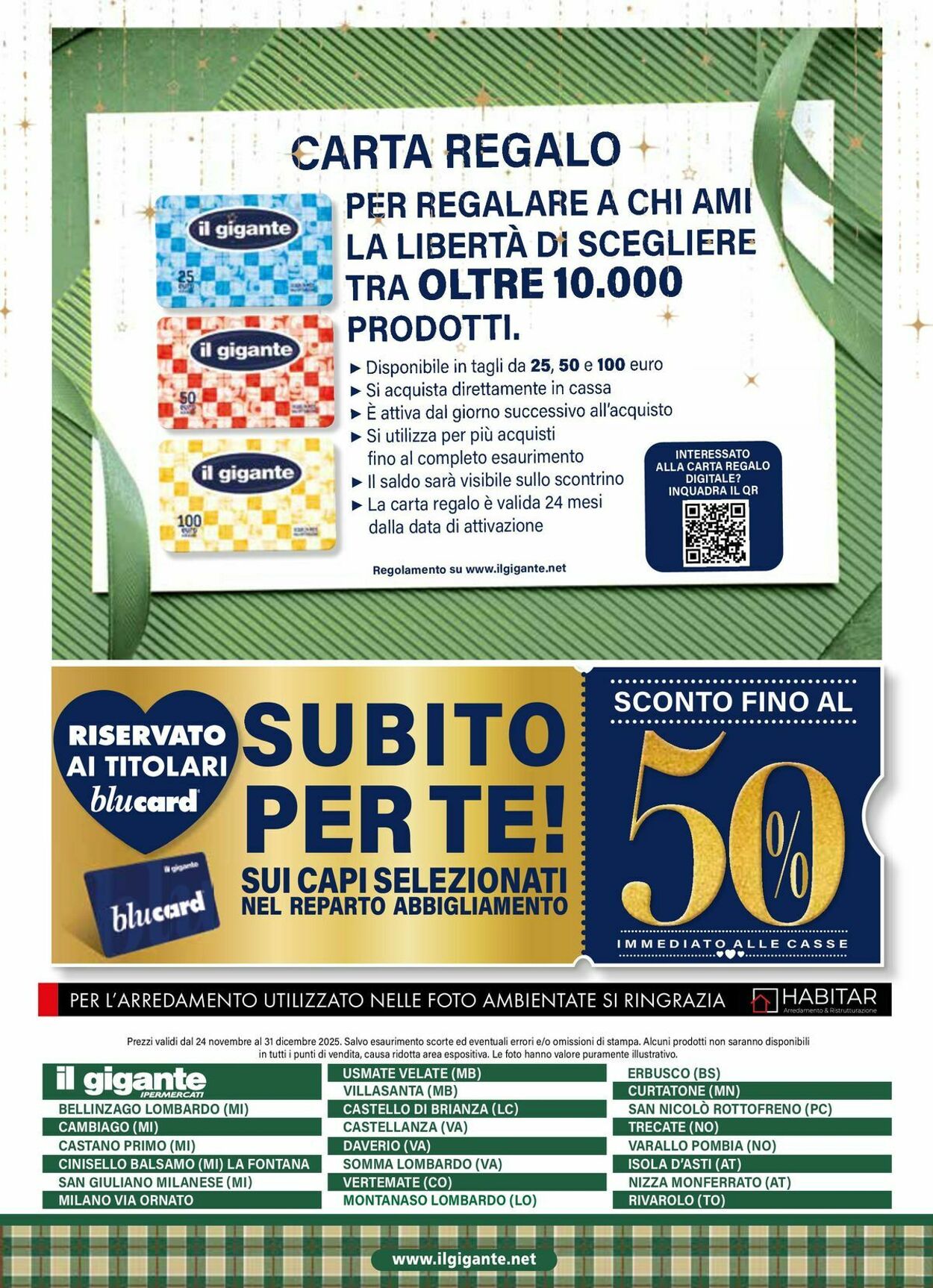 Volantino Il gigante 24.11.2025 - 31.12.2025