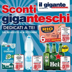 Volantino Il gigante 25.07.2024 - 07.08.2024