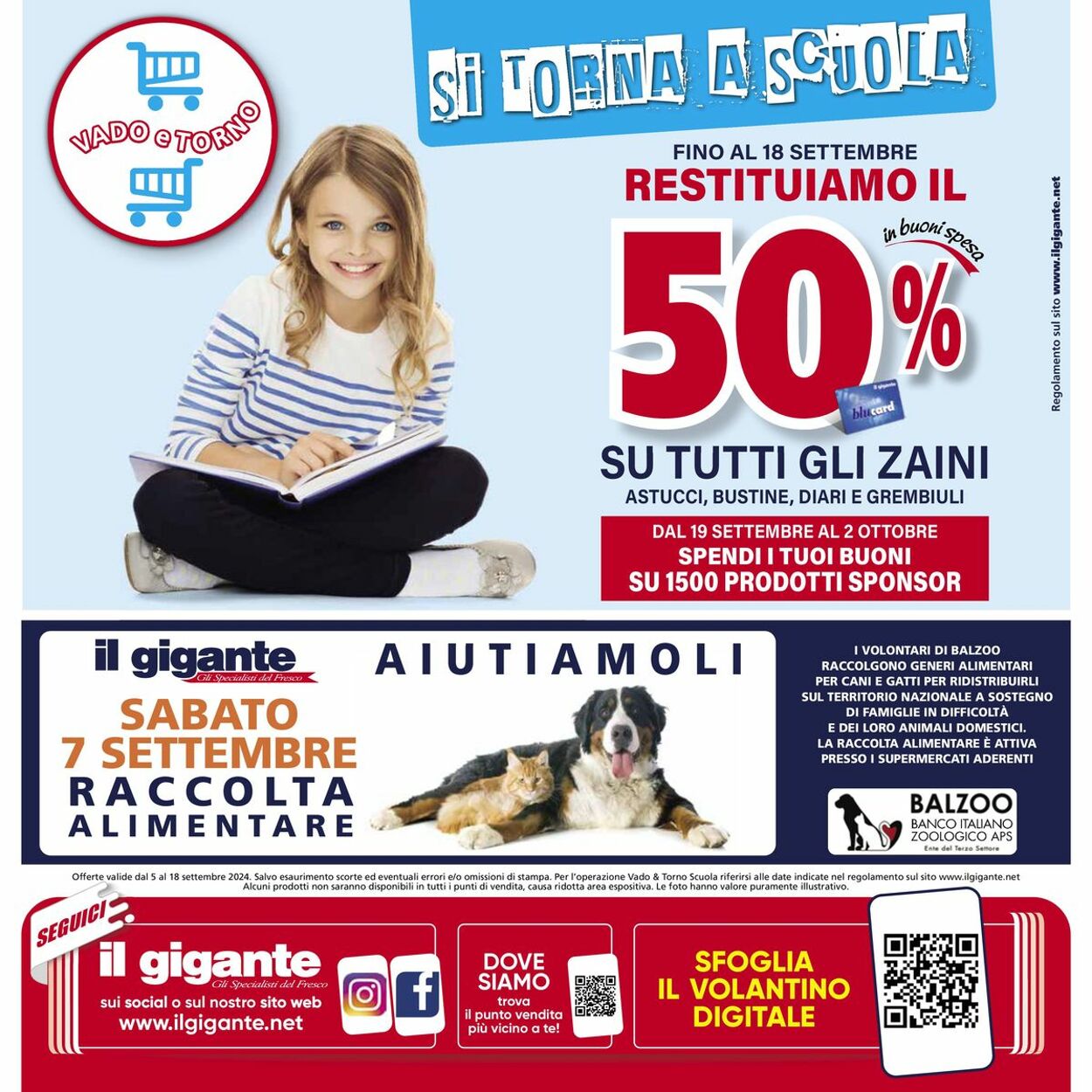 Volantino Il gigante 05.09.2024 - 18.09.2024