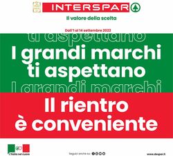 Volantino Interspar 01.09.2022 - 14.09.2022