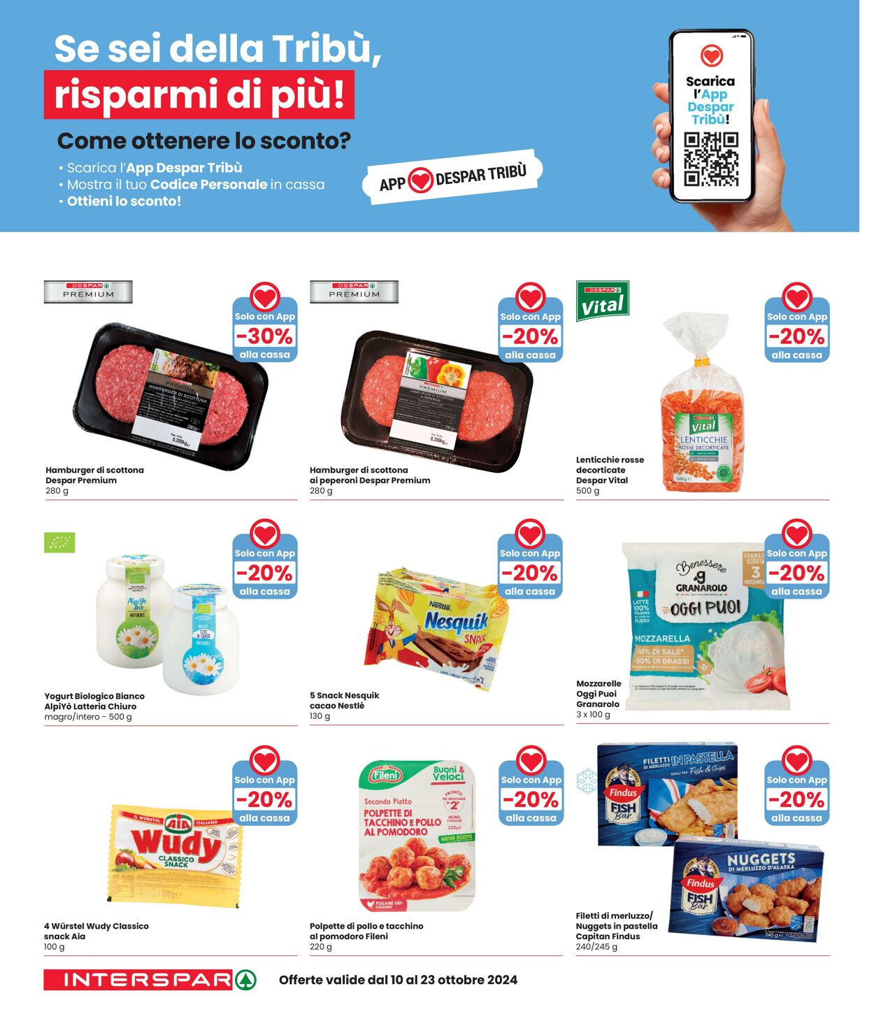 Volantino Interspar 10.10.2024 - 23.10.2024