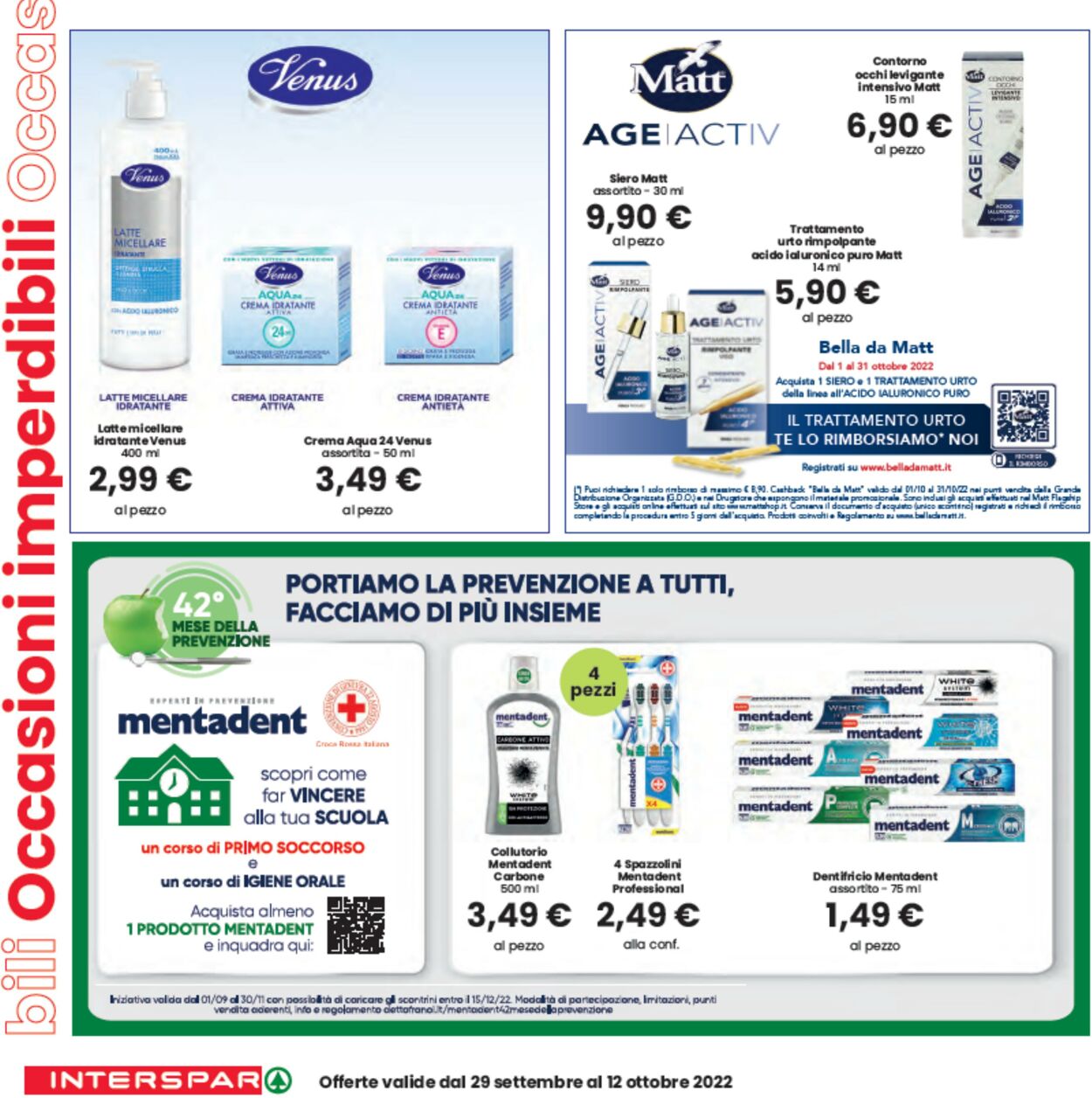 Volantino Interspar 29.09.2022 - 12.10.2022