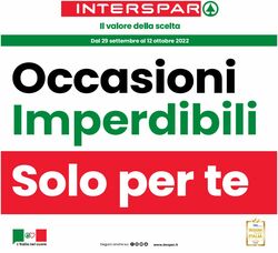 Volantino Interspar 29.09.2022 - 12.10.2022