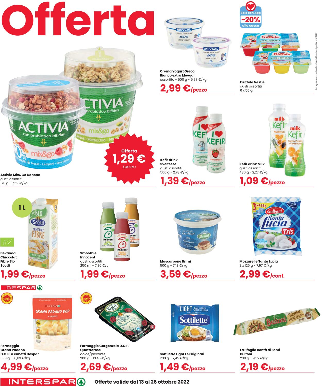 Volantino Interspar 13.10.2022 - 26.10.2022