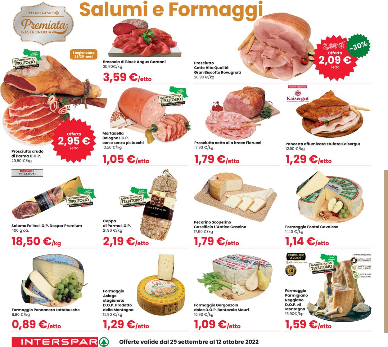 Volantino Interspar 29.09.2022 - 12.10.2022