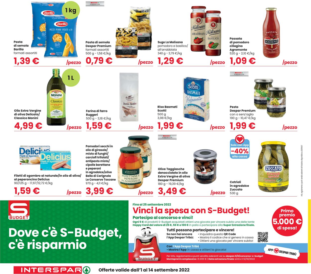 Volantino Interspar 01.09.2022 - 14.09.2022