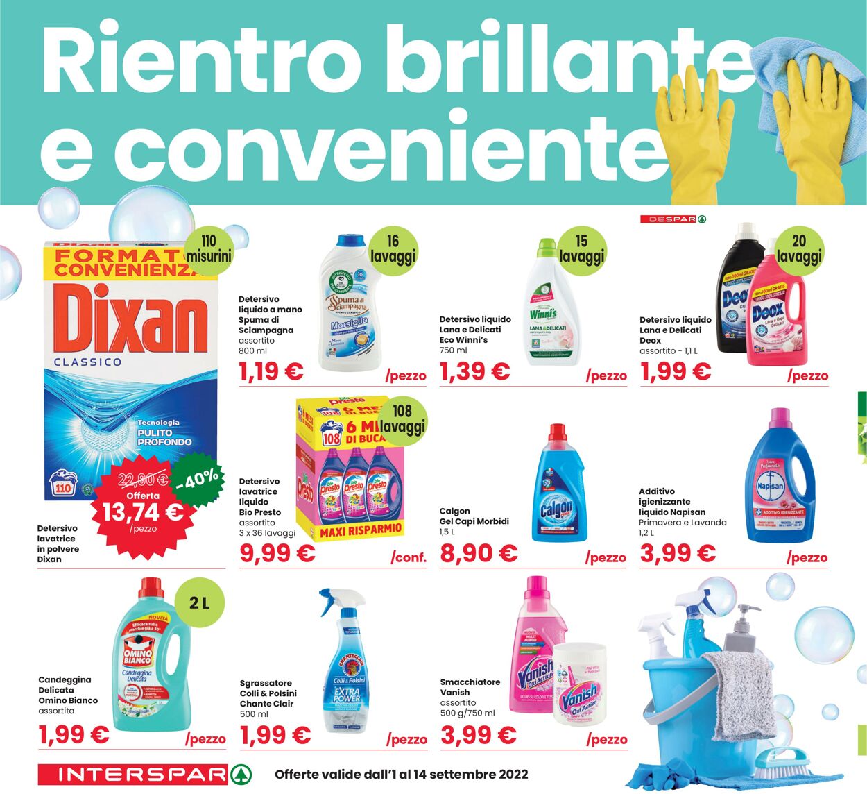 Volantino Interspar 01.09.2022 - 14.09.2022