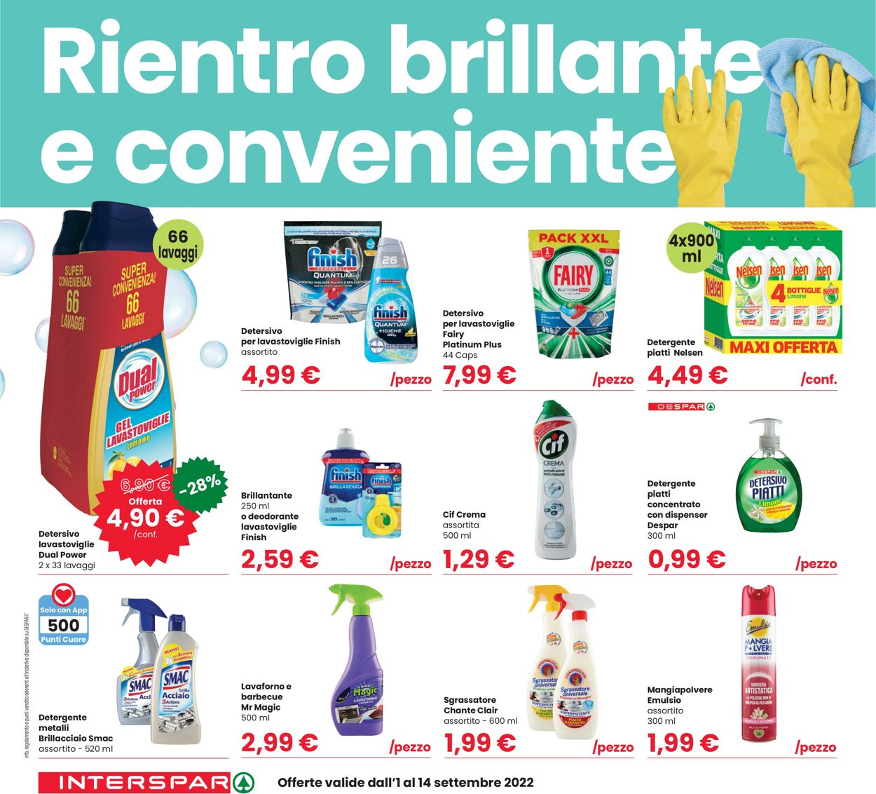 Volantino Interspar 01.09.2022 - 14.09.2022