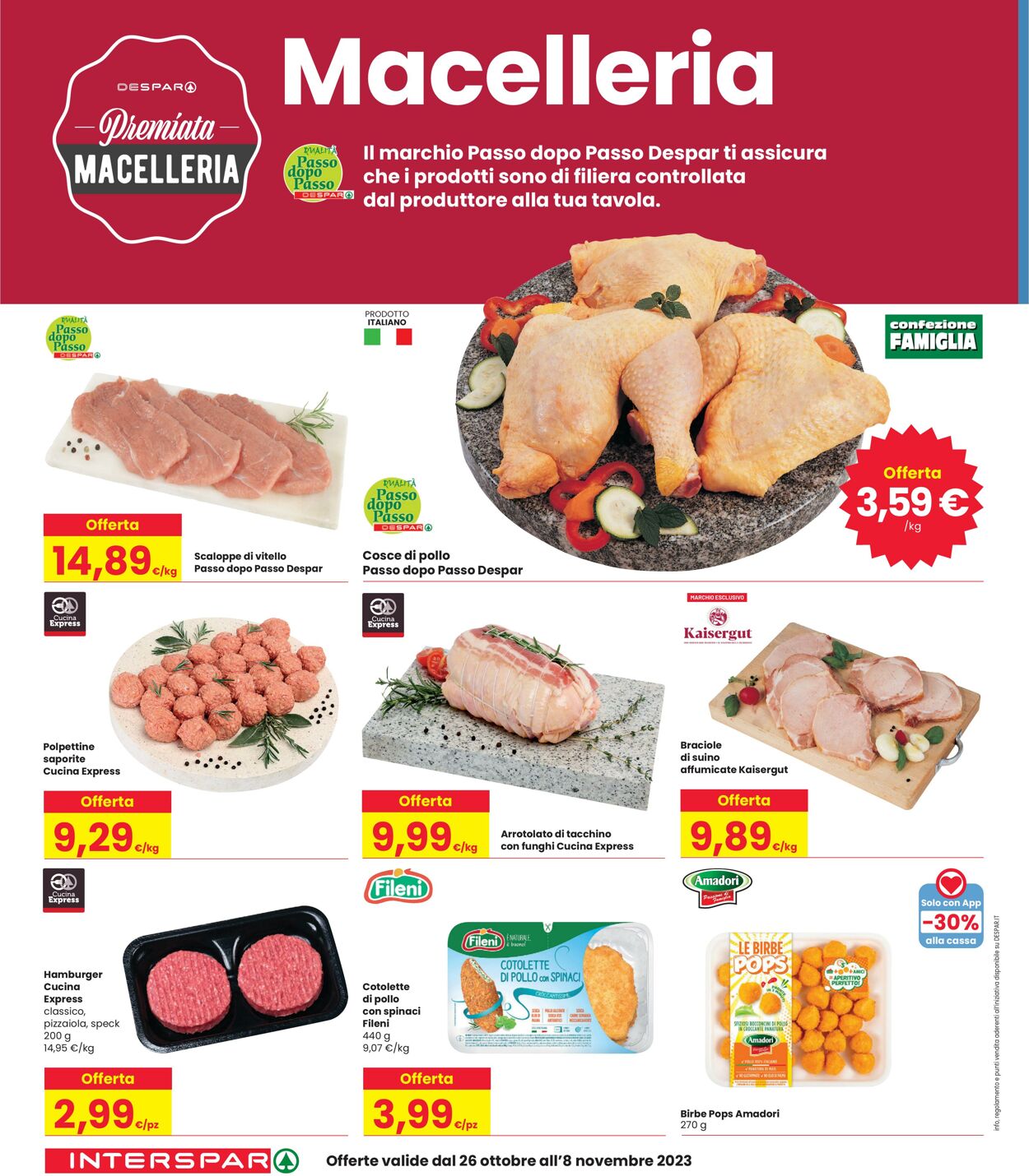 Volantino Interspar 26.10.2023 - 08.11.2023